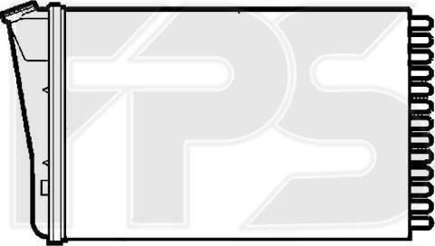 FPS FP 52 N145 - İstilik dəyişdiricisi, daxili isitmə www.furqanavto.az