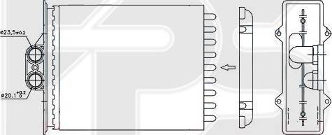 FPS FP 52 N38 - İstilik dəyişdiricisi, daxili isitmə furqanavto.az