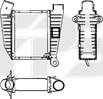 FPS FP 52 T92-X - Intercooler, şarj cihazı furqanavto.az