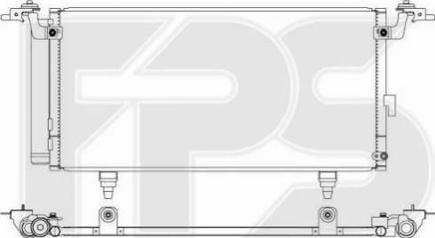 FPS FP 67 K968-X - Kondenser, kondisioner furqanavto.az