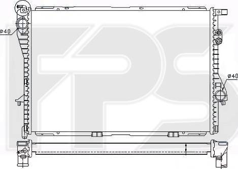 FPS FP 14 A868-X - Radiator, mühərrikin soyudulması furqanavto.az