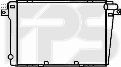 FPS FP 14 A886-X - Radiator, mühərrikin soyudulması furqanavto.az