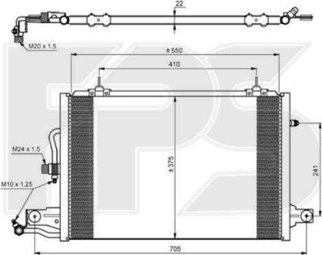 FPS FP 12 K178 - Kondenser, kondisioner furqanavto.az