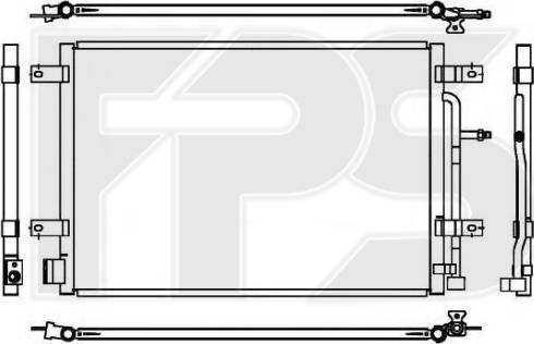 FPS FP 12 K370-X - Kondenser, kondisioner furqanavto.az