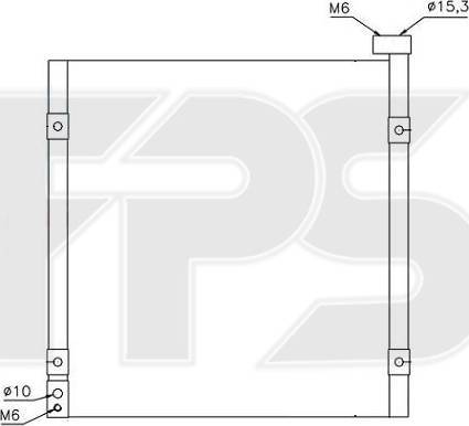 FPS FP 30 K258 - Kondenser, kondisioner furqanavto.az