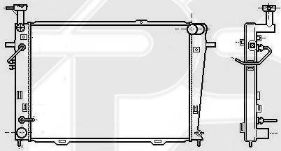 FPS FP 32 A664 - Radiator, mühərrikin soyudulması furqanavto.az