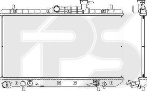 FPS FP 32 A675 - Radiator, mühərrikin soyudulması furqanavto.az