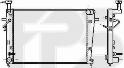 FPS FP 32 A1433-X - Radiator, mühərrikin soyudulması furqanavto.az