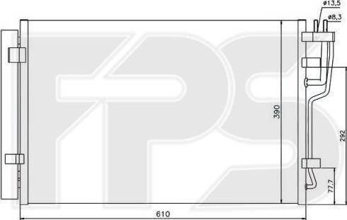 FPS FP 32 K509 - Kondenser, kondisioner furqanavto.az