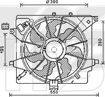 FPS FP 32 W92 - Fen, radiator furqanavto.az