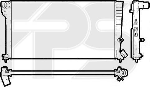 FPS FP 20 A62 - Radiator, mühərrikin soyudulması furqanavto.az