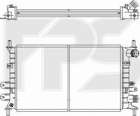 FPS FP 28 A169 - Radiator, mühərrikin soyudulması furqanavto.az