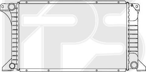 FPS FP 28 A735 - Radiator, mühərrikin soyudulması furqanavto.az