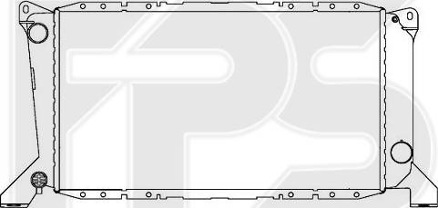 FPS FP 28 A736 - Radiator, mühərrikin soyudulması furqanavto.az