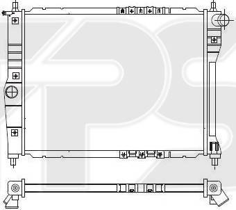 FPS FP 22 A01-P - Radiator, mühərrikin soyudulması furqanavto.az