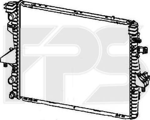 FPS FP 74 A1212-P - Radiator, mühərrikin soyudulması furqanavto.az