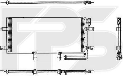 FPS FP 74 K199 - Kondenser, kondisioner furqanavto.az