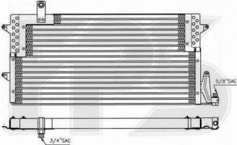 FPS FP 74 K193 - Kondenser, kondisioner furqanavto.az