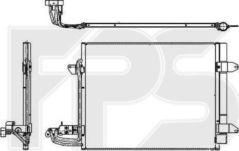 FPS FP 74 K202 - Kondenser, kondisioner furqanavto.az