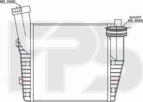 FPS FP 74 T121-X - Intercooler, şarj cihazı furqanavto.az