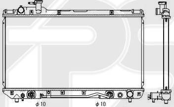 FPS FP 70 A549-X - Radiator, mühərrikin soyudulması furqanavto.az