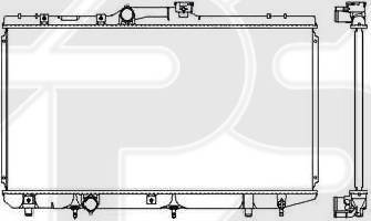 FPS FP 70 A536 - Radiator, mühərrikin soyudulması furqanavto.az