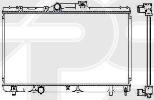 FPS FP 70 A537 - Radiator, mühərrikin soyudulması furqanavto.az