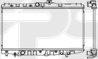 FPS FP 70 A528 - Radiator, mühərrikin soyudulması furqanavto.az