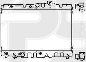 FPS FP 70 A1173 - Radiator, mühərrikin soyudulması furqanavto.az