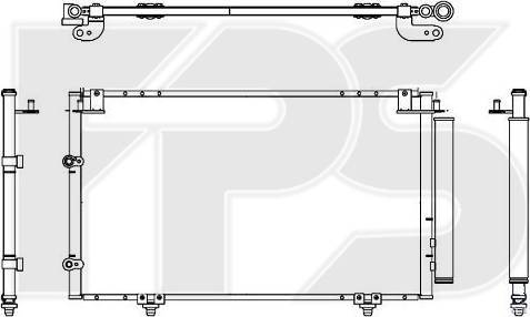 FPS FP 70 K445 - Kondenser, kondisioner furqanavto.az