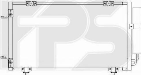 FPS FP 70 K233 - Kondenser, kondisioner furqanavto.az