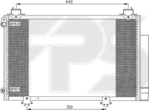 FPS FP 70 K232 - Kondenser, kondisioner furqanavto.az