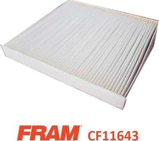 FRAM CF11643 - Filtr, daxili hava furqanavto.az