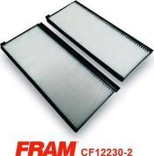 FRAM CF12230-2 - Filtr, daxili hava furqanavto.az