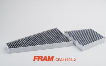 FRAM CFA11903-2 - Filtr, daxili hava www.furqanavto.az