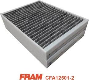 FRAM CFA12501-2 - Filtr, daxili hava furqanavto.az