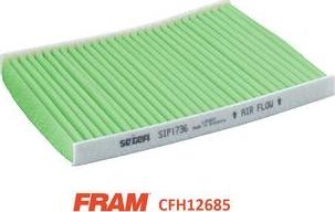 FRAM CFH12724 - Filtr, daxili hava furqanavto.az