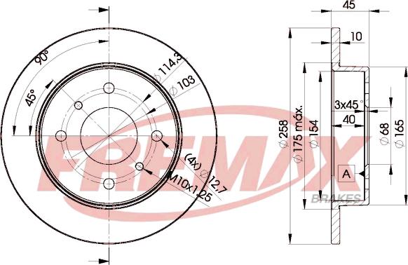 FREMAX BD-9901 - Əyləc Diski furqanavto.az