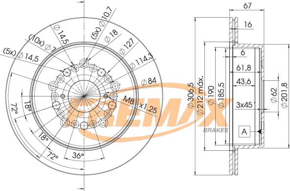 FREMAX BD-9026 - Əyləc Diski furqanavto.az