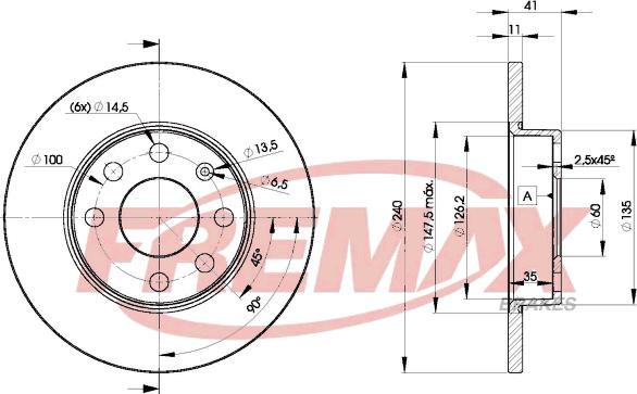 FREMAX BD-9020 - Əyləc Diski furqanavto.az