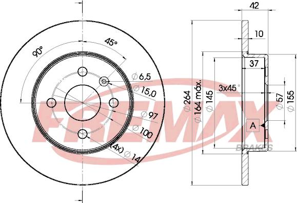 FREMAX BD-9116 - Əyləc Diski furqanavto.az