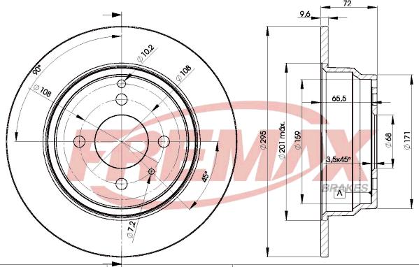 FREMAX BD-4970 - Əyləc Diski furqanavto.az