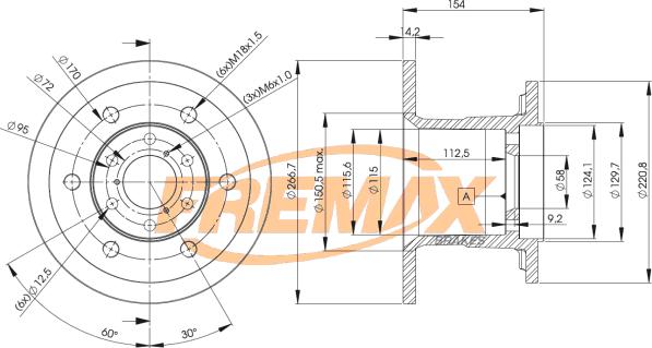 FREMAX BD-4528 - Əyləc Diski furqanavto.az