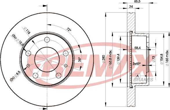 FREMAX BD-4681 - Əyləc Diski furqanavto.az