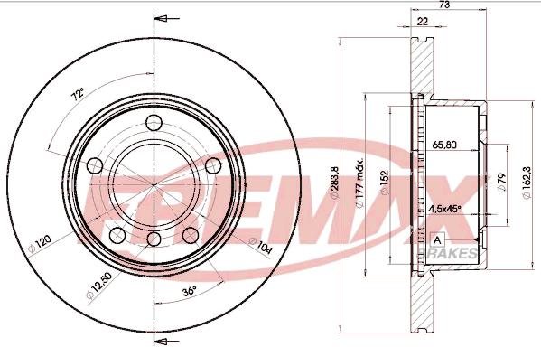 FREMAX BD-4629 - Əyləc Diski furqanavto.az