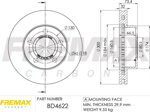 FREMAX BD-4622 - Əyləc Diski furqanavto.az