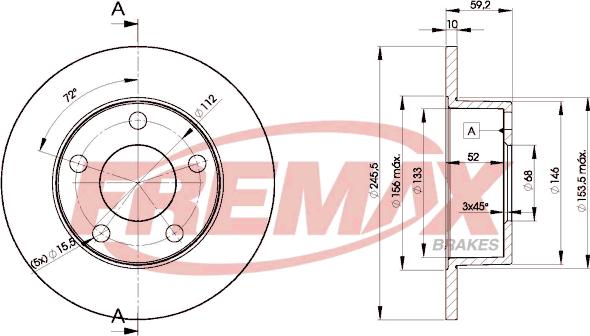 FREMAX BD-4011 - Əyləc Diski furqanavto.az