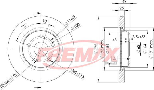 FREMAX BD-4803 - Əyləc Diski furqanavto.az