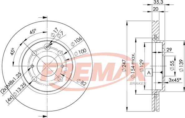 FREMAX BD-4700 - Əyləc Diski furqanavto.az