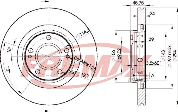 FREMAX BD-5924 - Əyləc Diski furqanavto.az